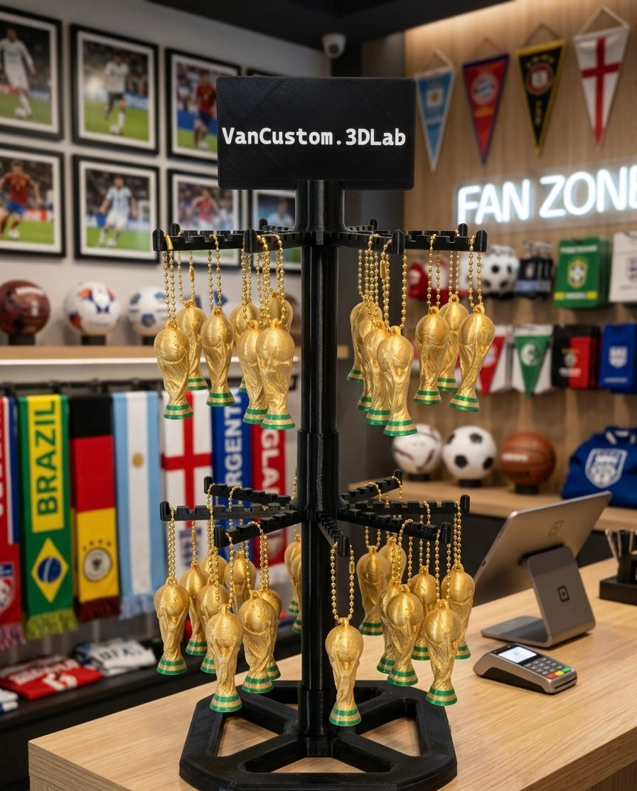 Soccer championship 2026 Trophy Keychain