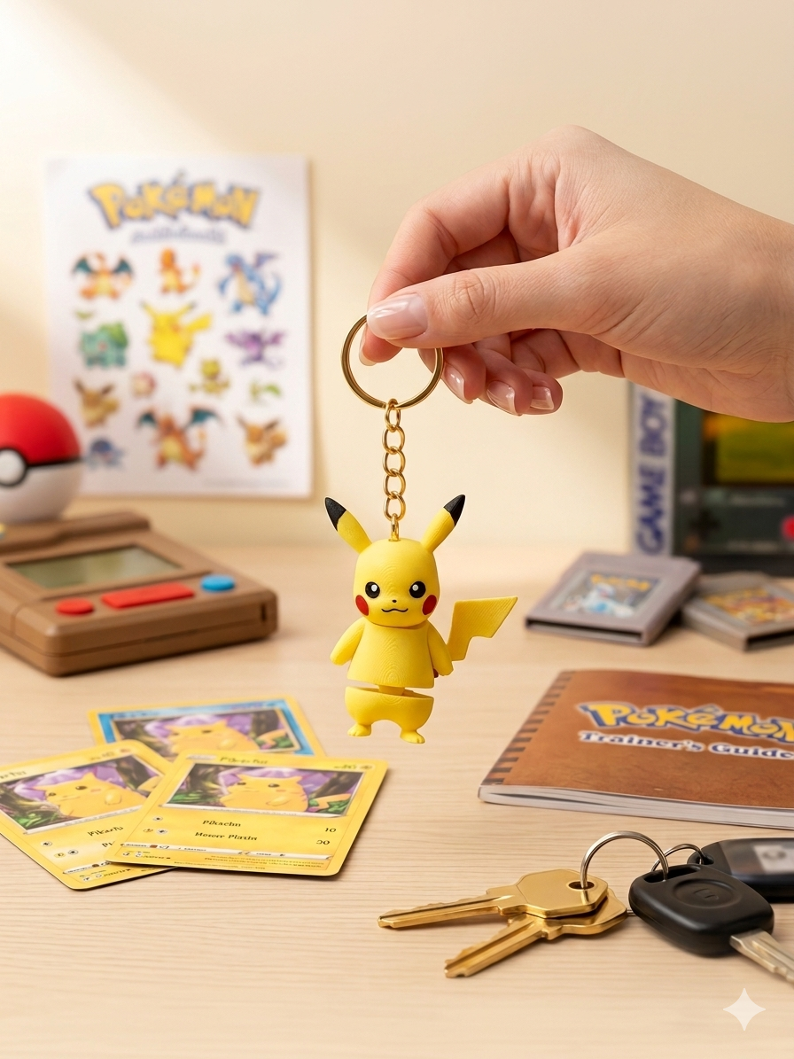 Pikachu Flexi Buddy Keychain