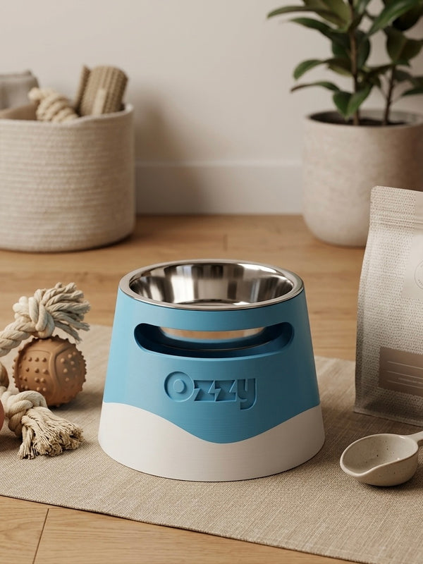 Elevated Pet Bowl Stand – Personalized Name & Size
