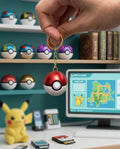 Poke ball clicker keychain collection