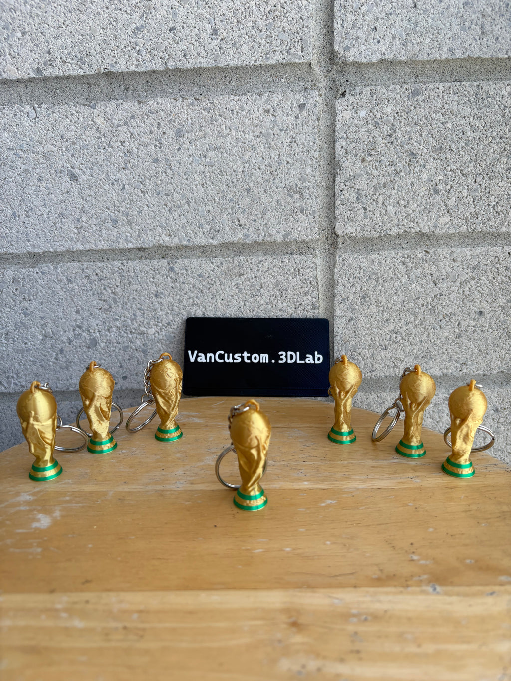 Soccer championship 2026 Trophy Keychain
