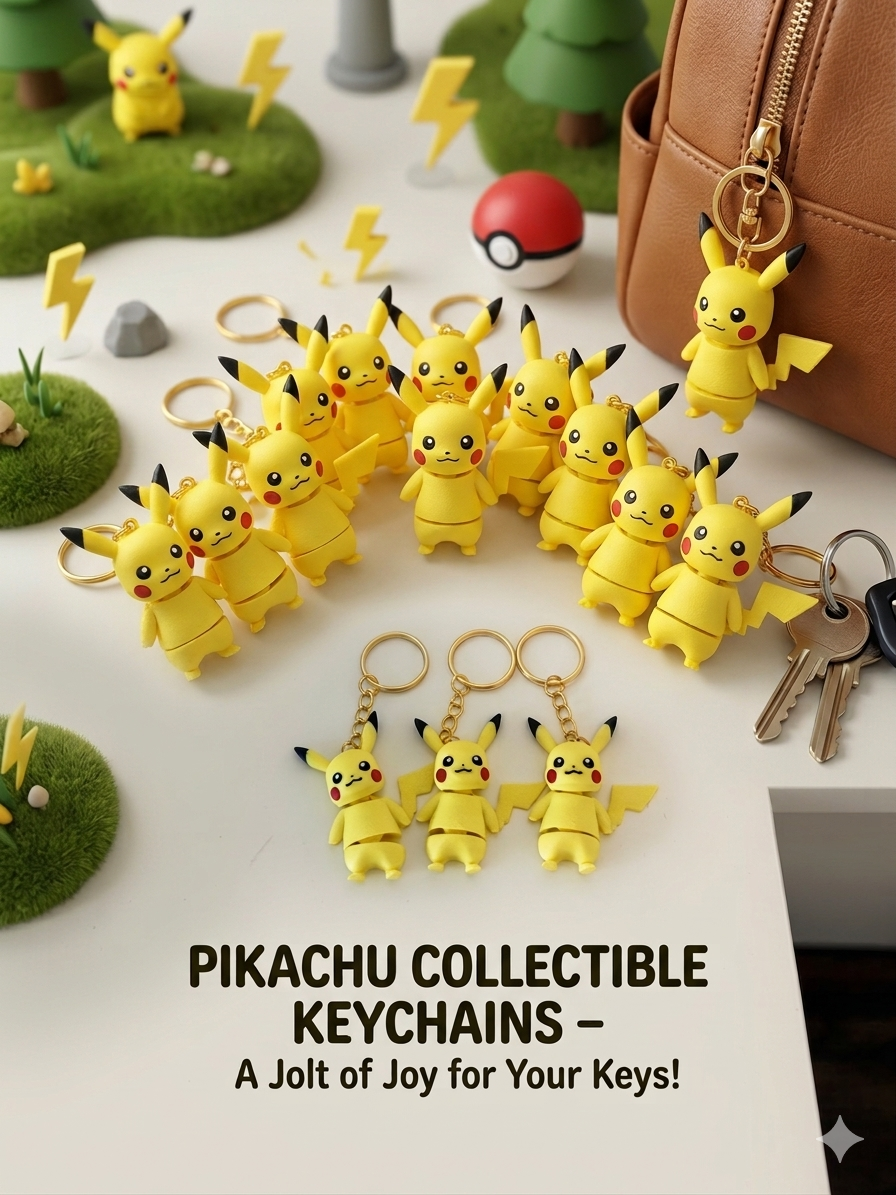 Pikachu Flexi Buddy Keychain
