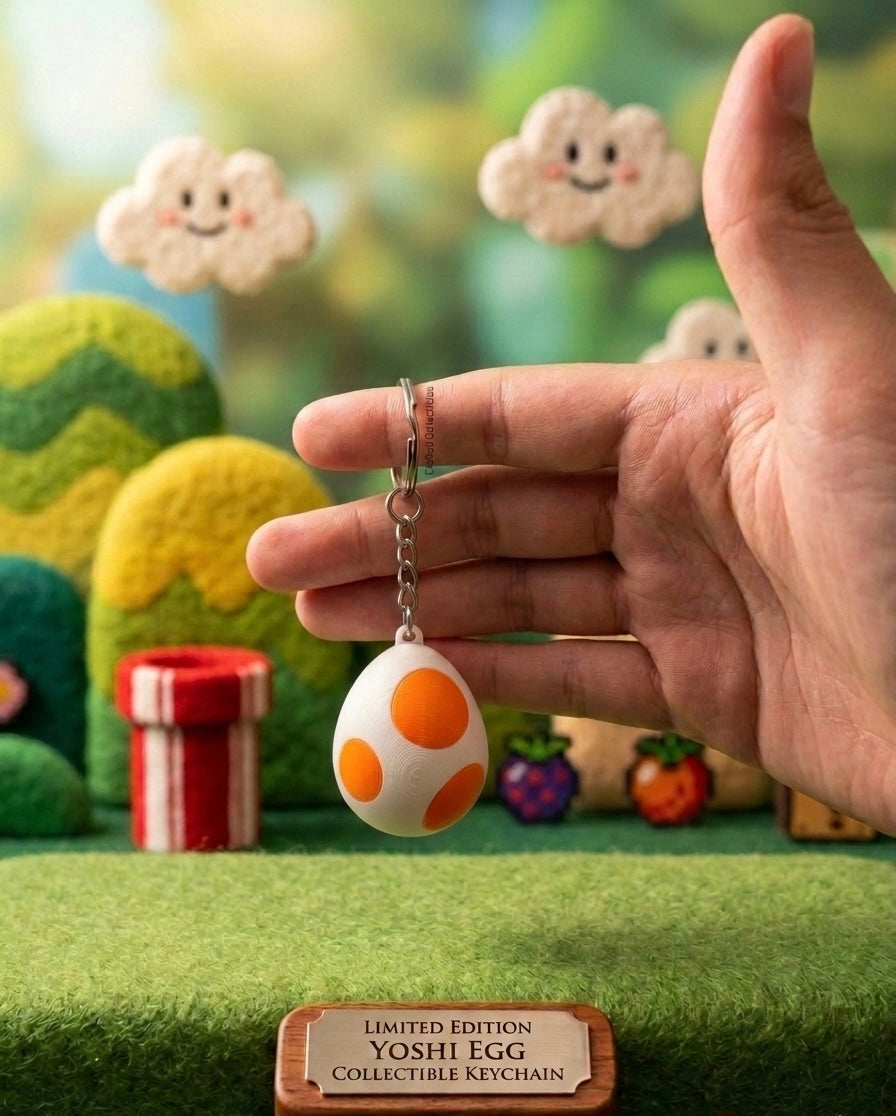 Yoshi egg keychain - Multiple Colors