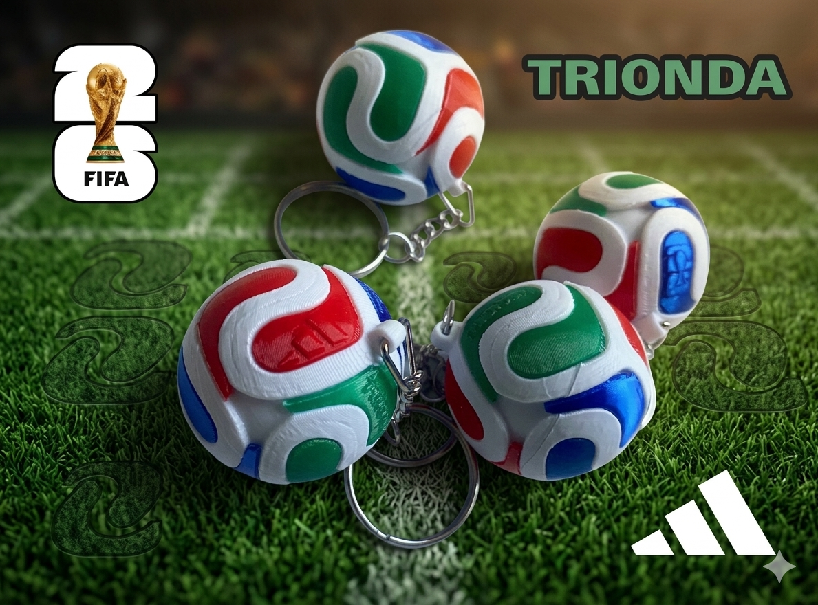 Trionda keychain - Official World Cup 2026 match ball.