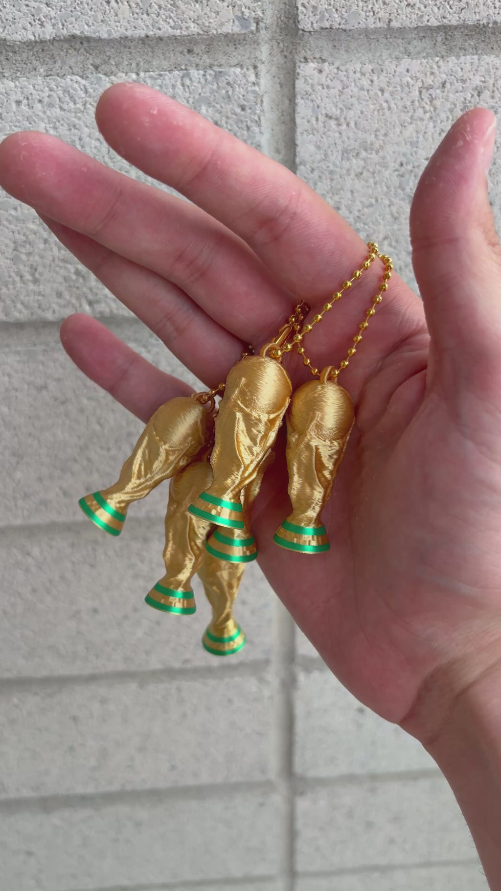 Soccer championship 2026 Trophy Keychain