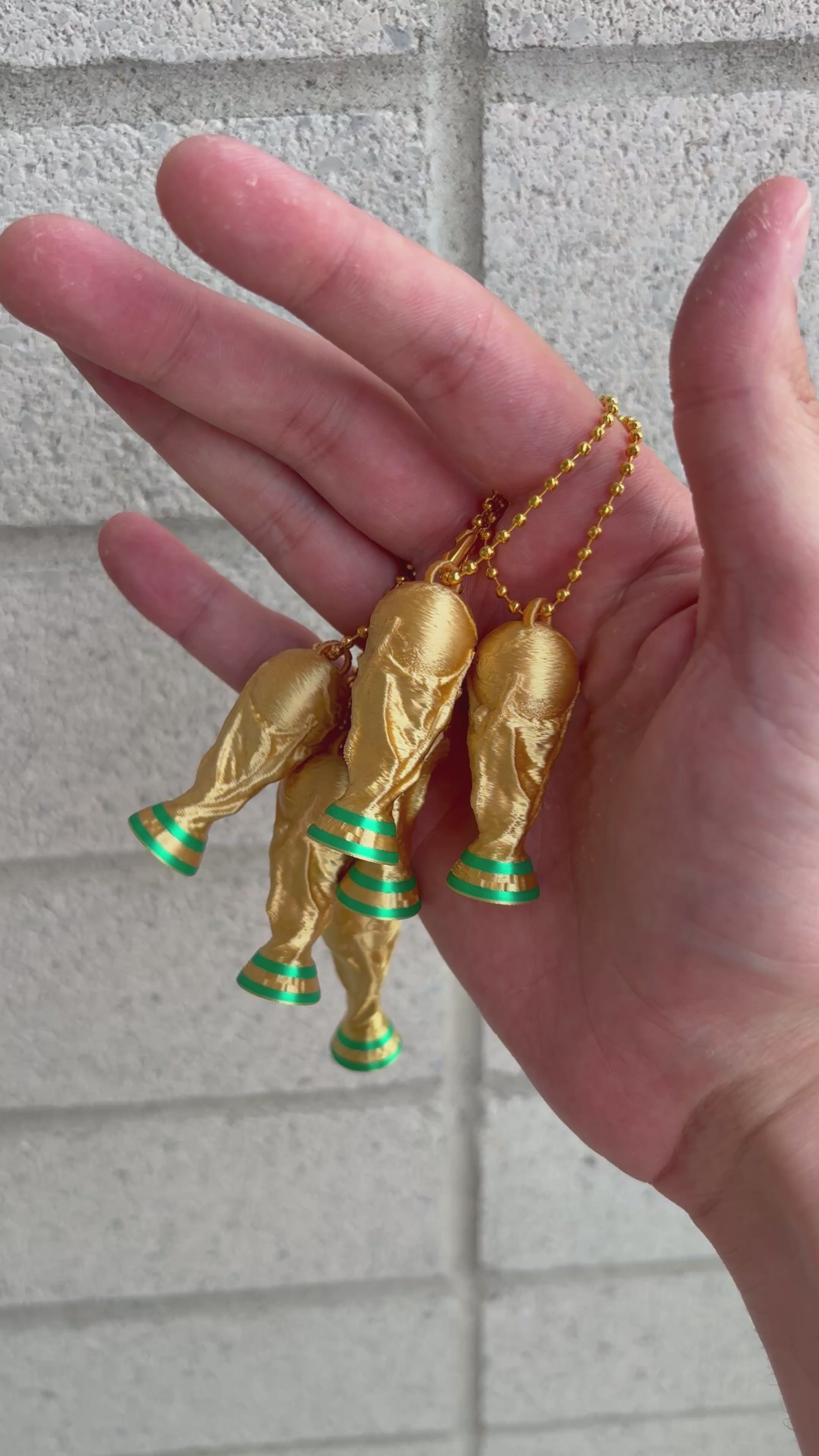 Soccer championship 2026 Trophy Keychain