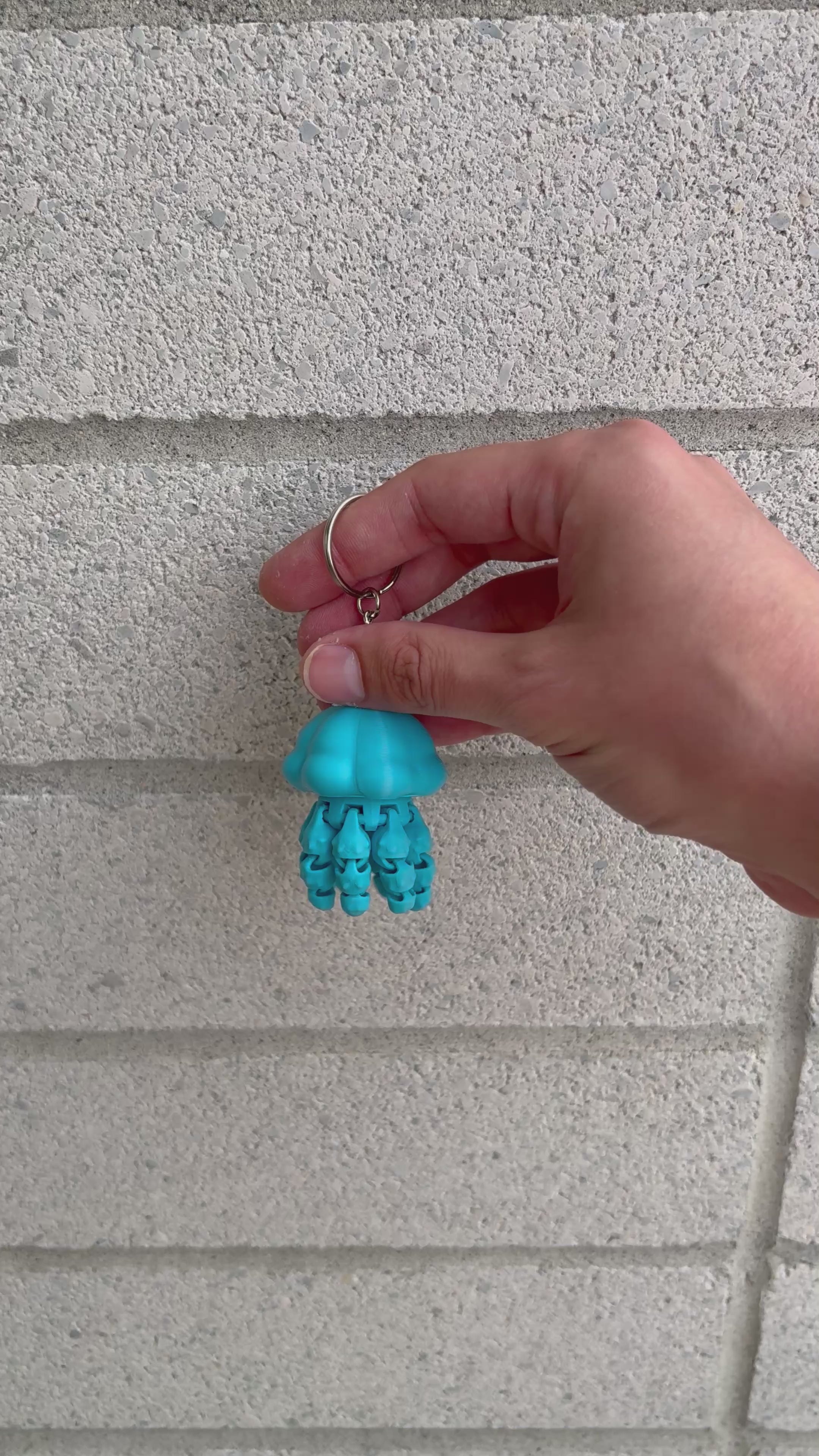 Flexi Jelly Fish Keychain - Sensory Fidget Toy